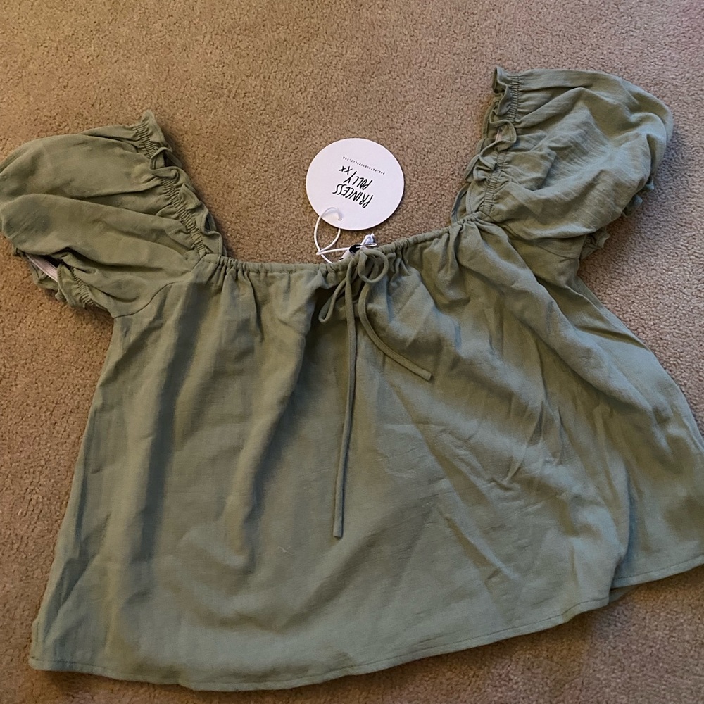Green shirt